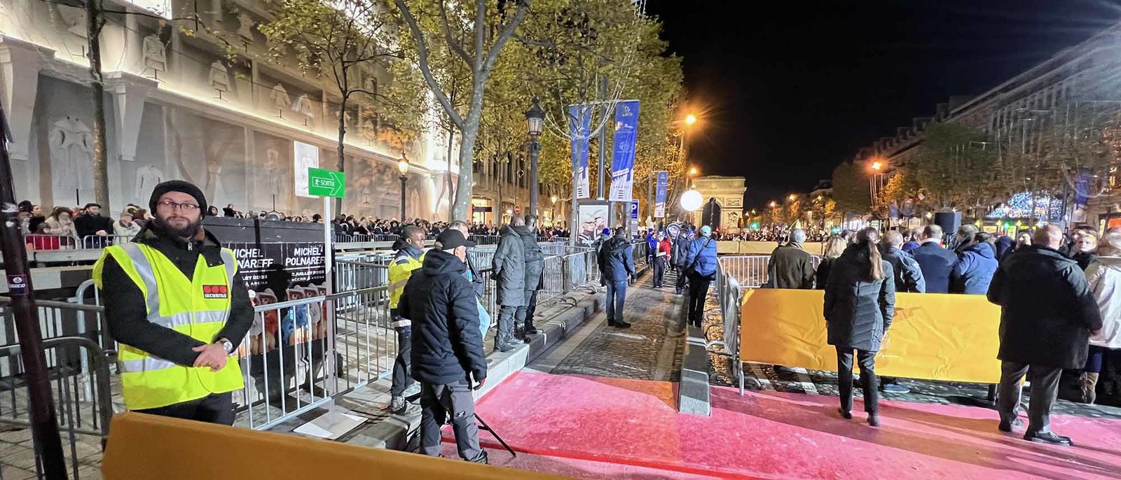 Sixième illumination de Noël des Champs‑Elysées pour Securitas
