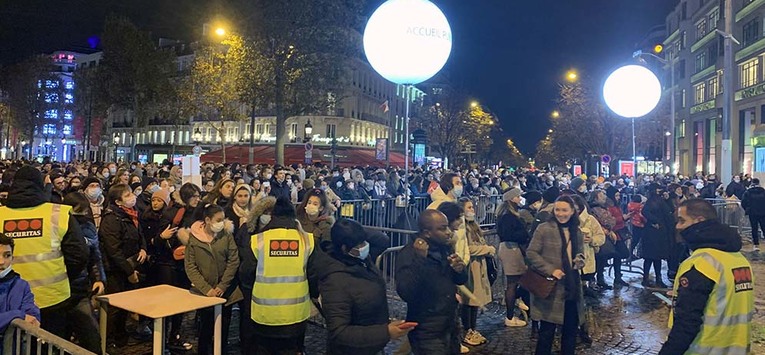 Champs-Elysées : de nouvelles illuminations avec Securitas